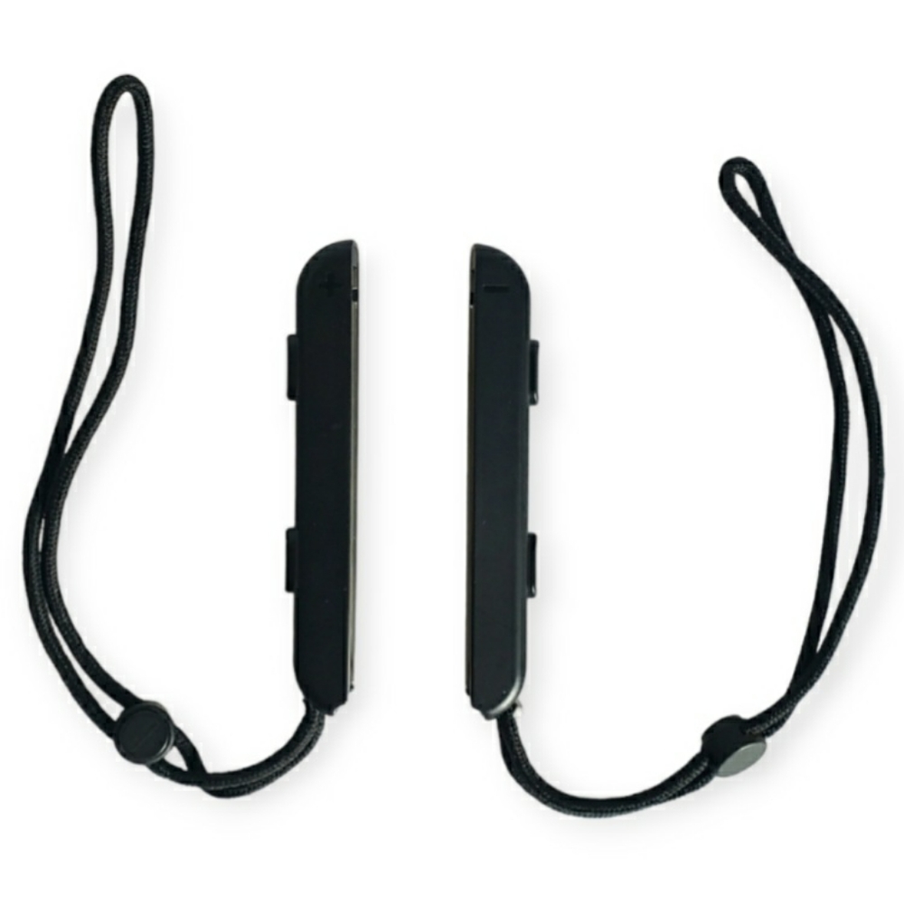 Genuine Nintendo Switch Joy Con Wrist Straps - 2 Straps Black HAC-014 Authentic